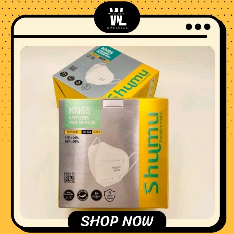 KN95 SHUMU SURGICAL MASK KEMENKES ISI 20