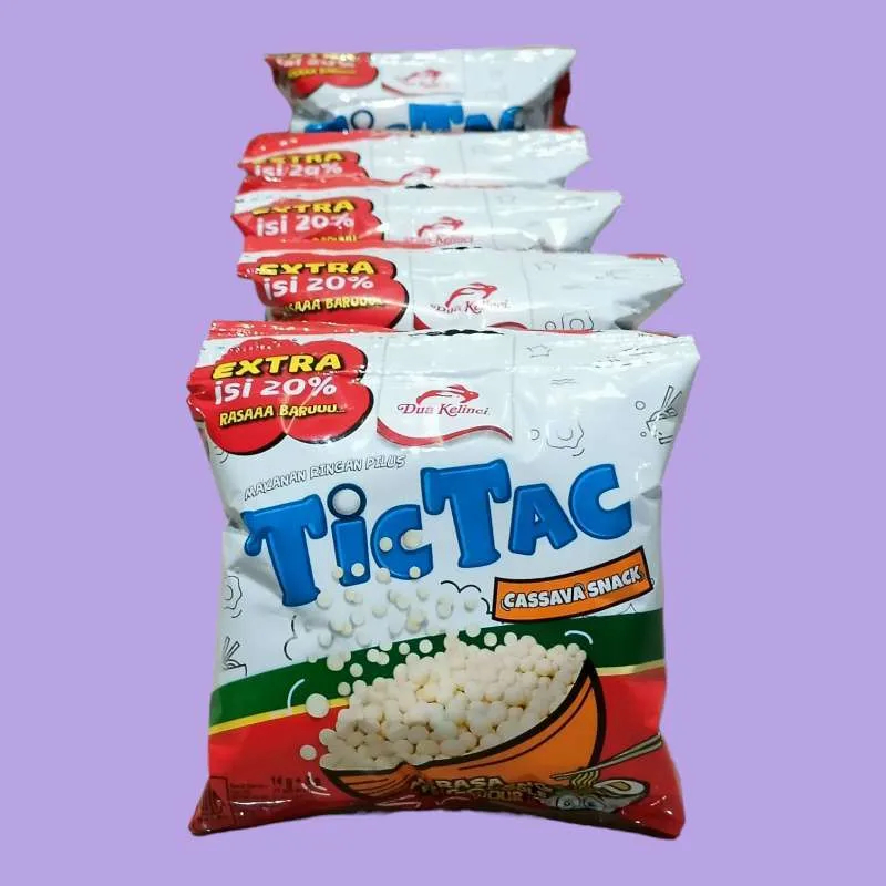 

DK Kacang Pilus Tic Tac Rasa MIE GORENG Dua Kelinci renteng renceng 1000an