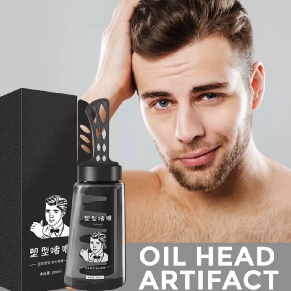 Splash NEW IMPORT GEL RAMBUT SISIR Hair Stayling Pria Minyak Pomade Oil Tahan Lama Tidak Lengket 26m