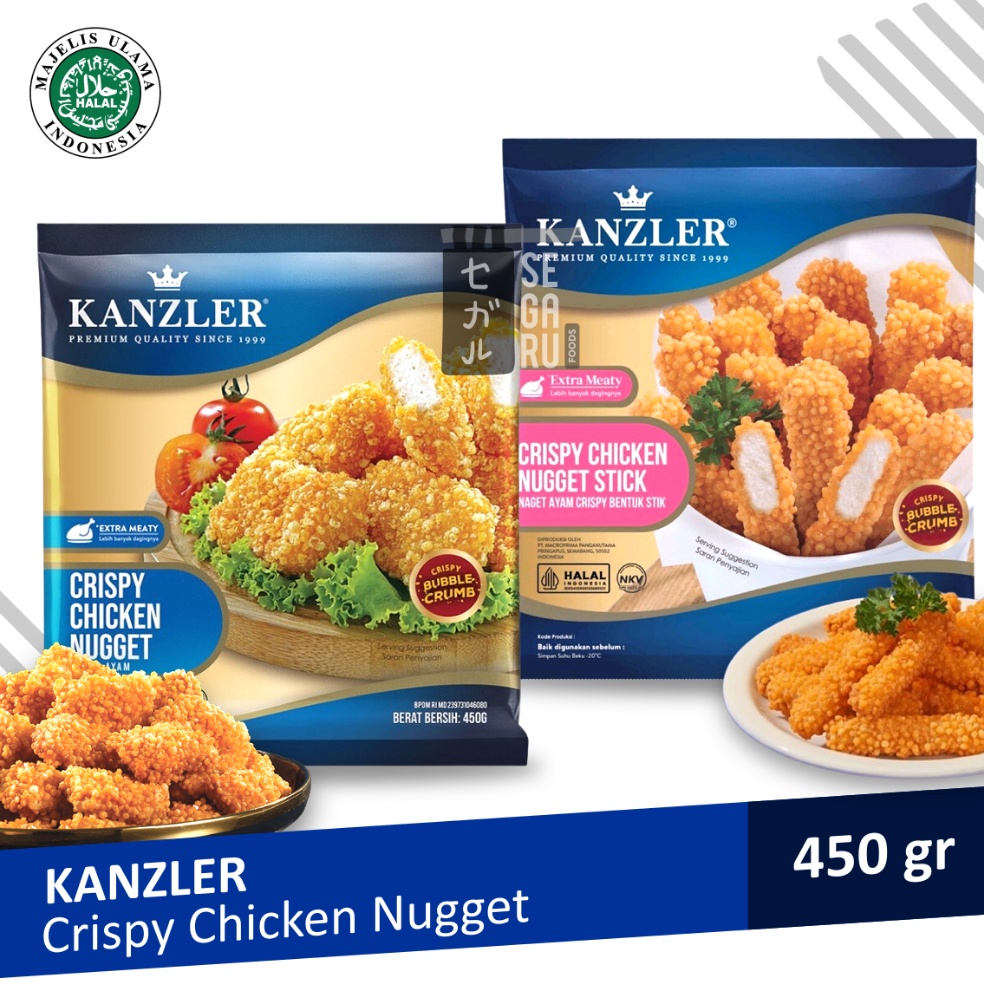

BEST SELLER KANZLER Crispy Chicken Nugget Ayam 45gr