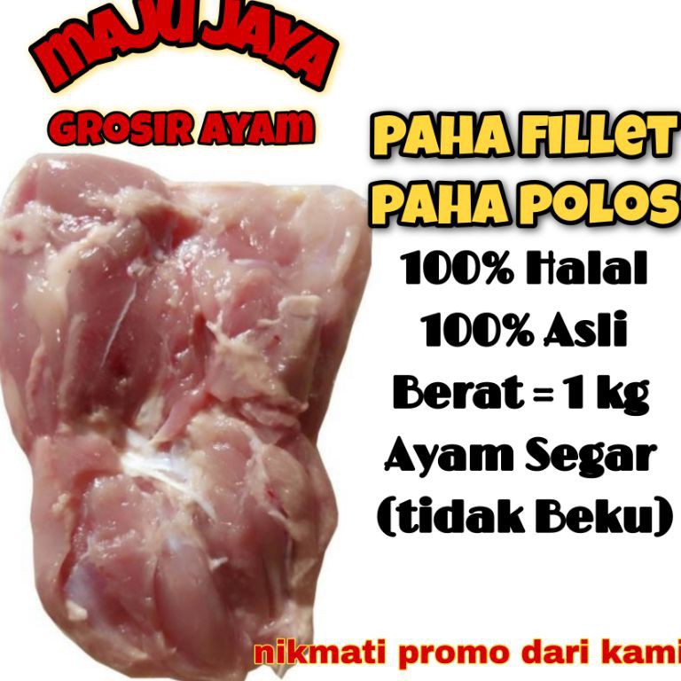 

COD TERMURAH PAHA FILLET 1 KG PAHA POLOS PAHA AYAM PAHA FRESH BONELESS PAHA SEGAR AYAM GROSIR