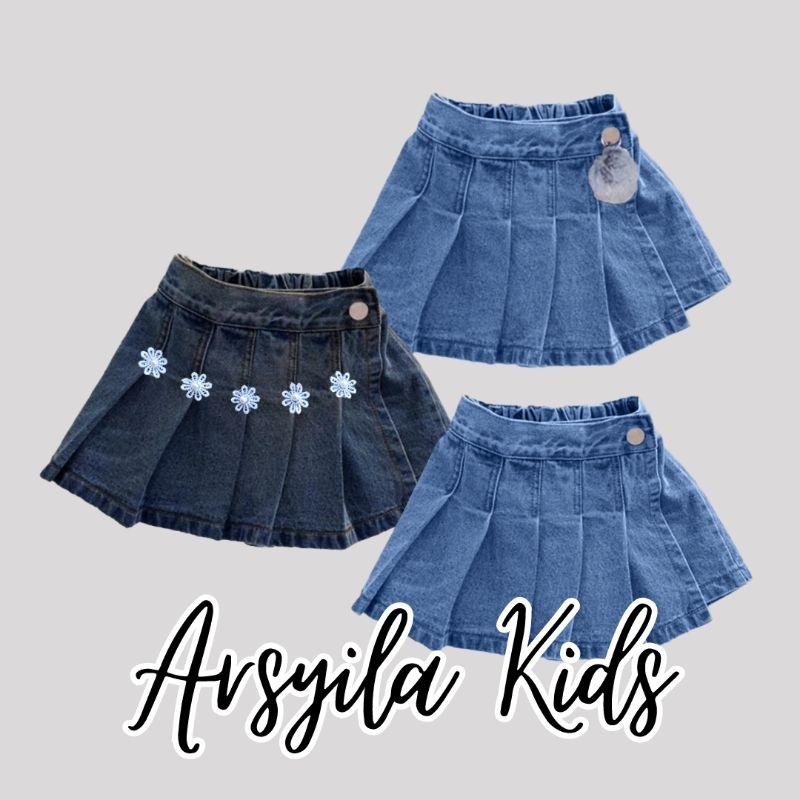 ROK CELANA ROCELA CELANA PENDEK JEANS ANAK PEREMPUAN