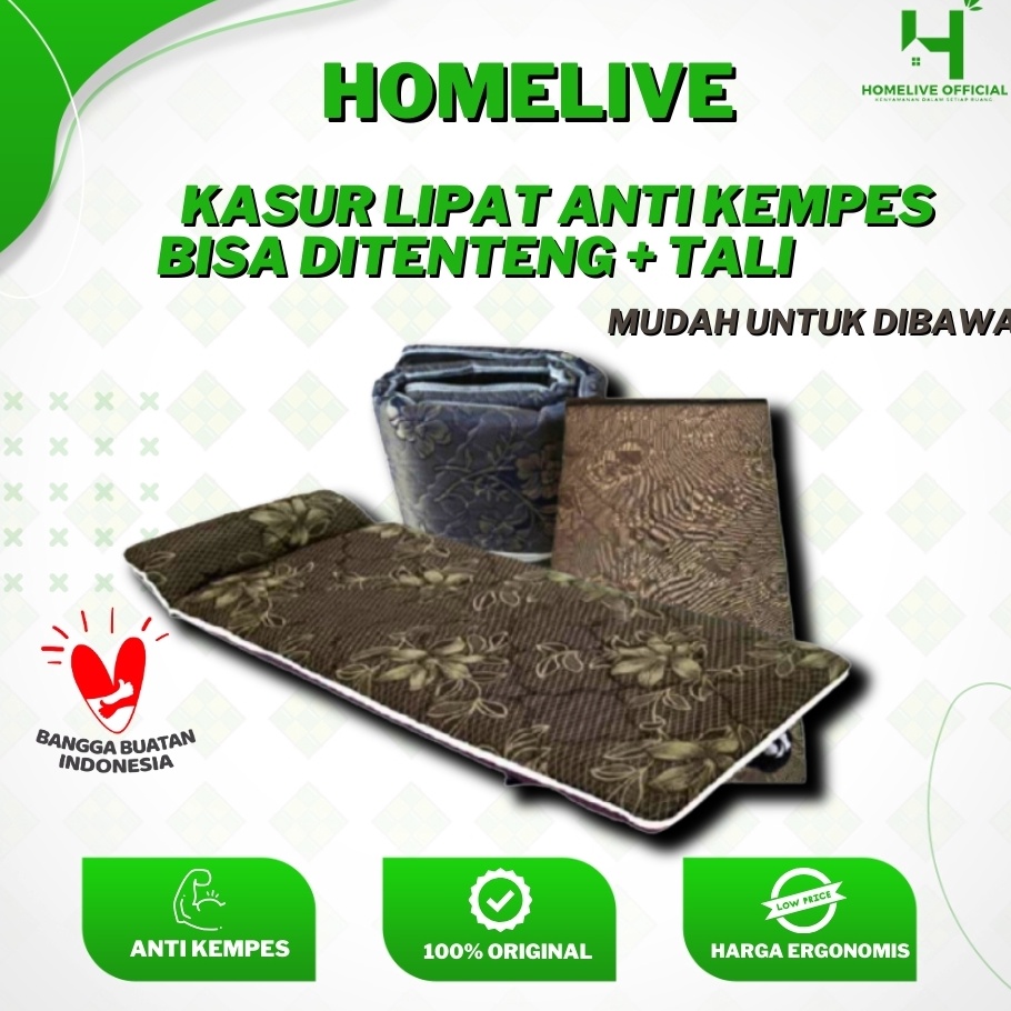 Dijamin Ori Kasur Lipat Anti Kempes Tebal  Kasur Busa  Kasur Lipat Ukuran  Kasur Gulung Soteria Anti