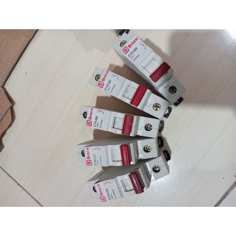 MCB broco 10a siap pakai