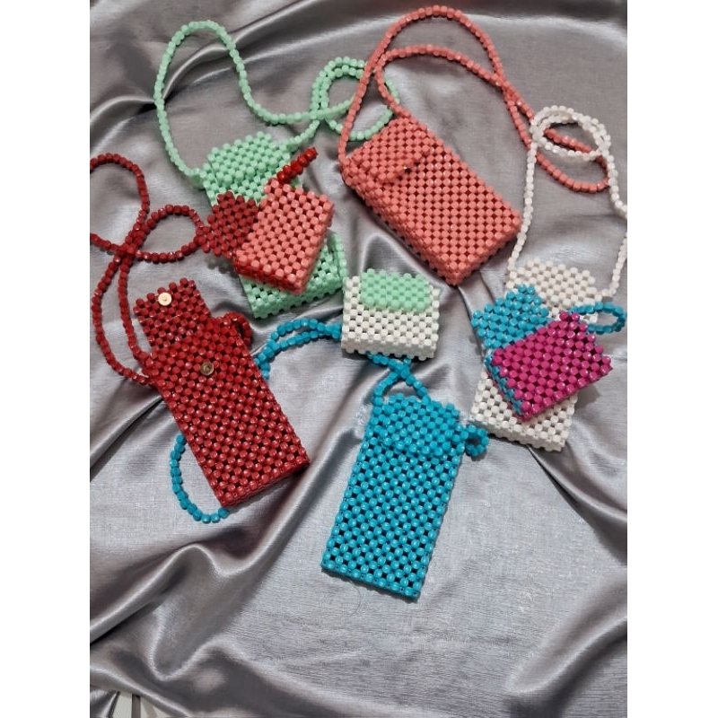 Tas manik manik / Phone bag /Tas handphone manik manik