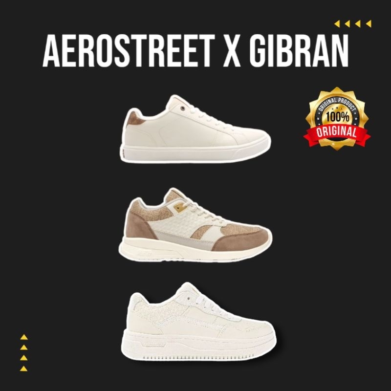 Sepatu Aerostreet X Gibran Season 1,2, 3 Original 37-44 // Sepatu Pria Wanita Sneakers Casual Murah