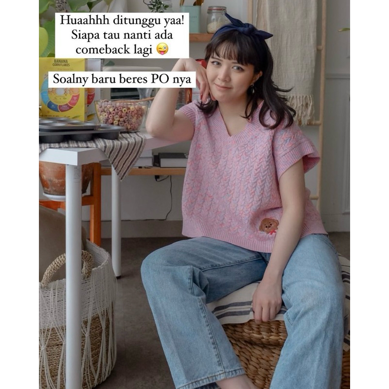 Bebeplum ice cream vest bubblegum