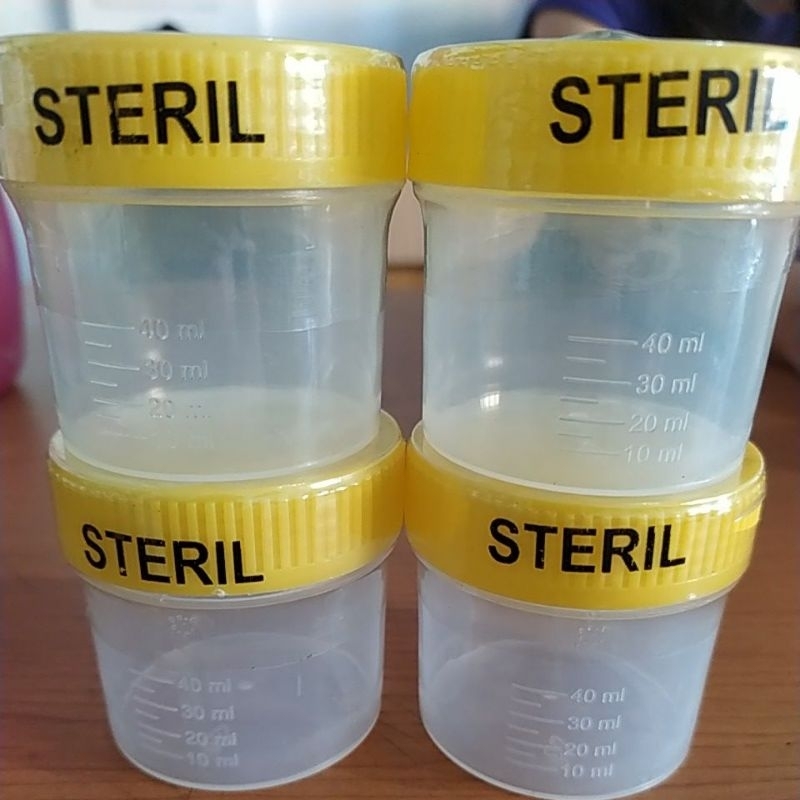 Pot Urine Steril / Pot Dahak steril 60 ml