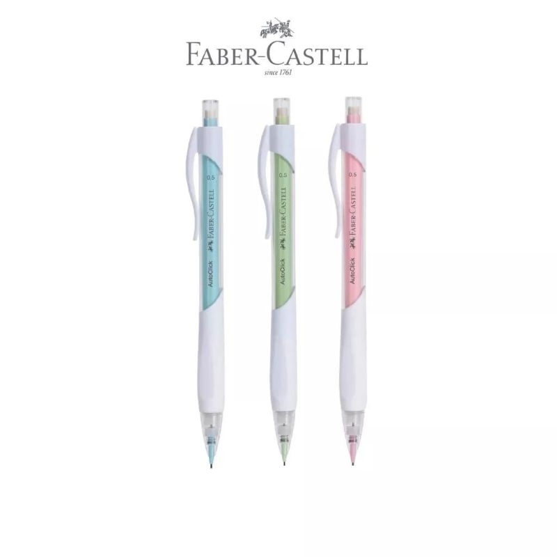 

Pensil Mekanik Faber Castell AUTOCLICK PASTEL 0.5 mm + REFILL