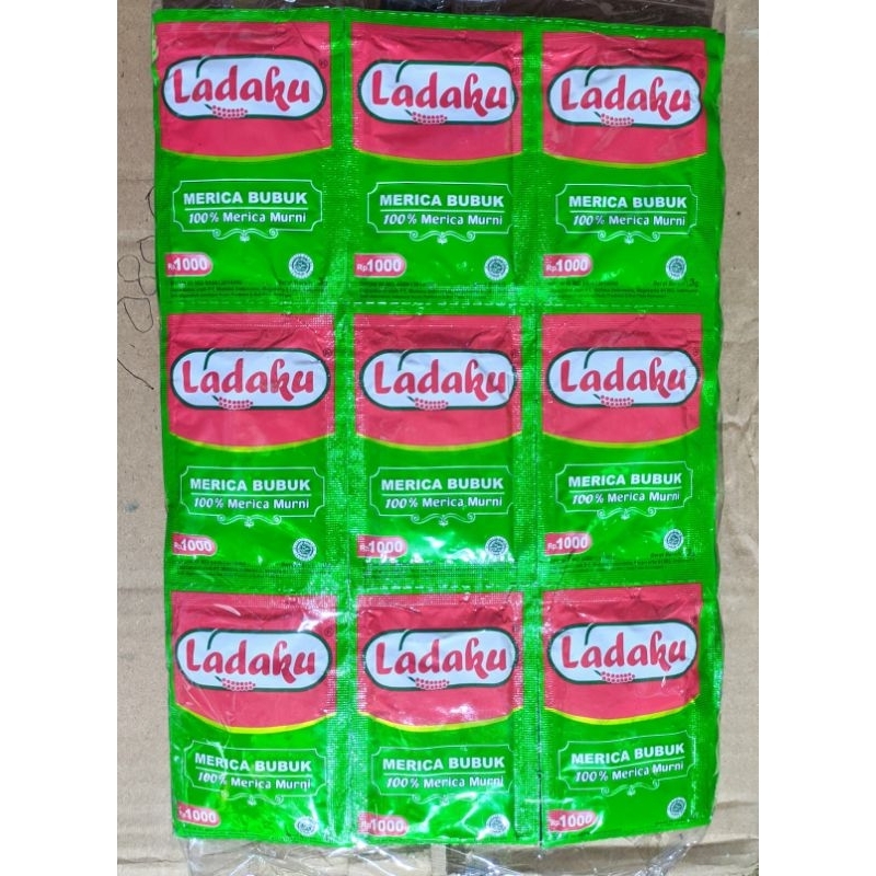 

ladaku merica bubuk renteng isi 12 sachet