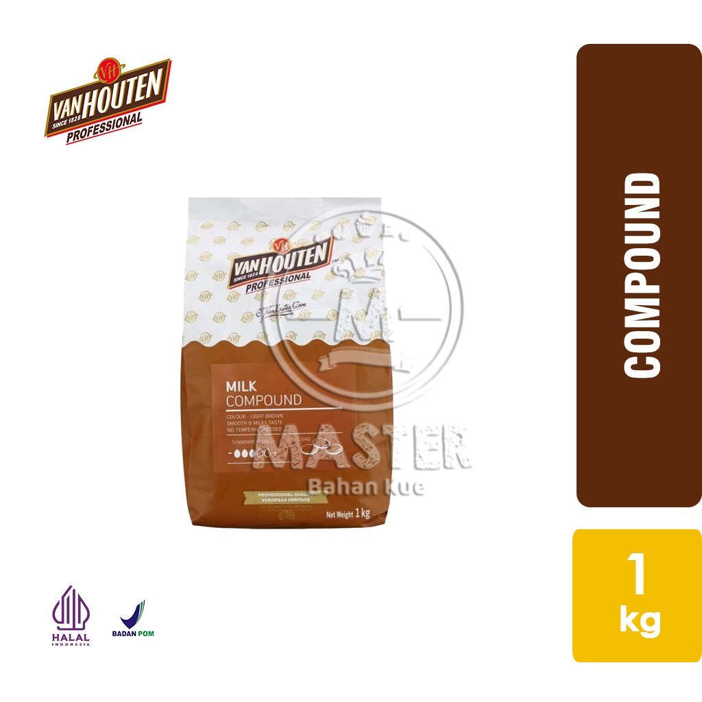 

Milk Compound Coin Van Houten / Coklat Compound Susu [Asli 1 Kg]