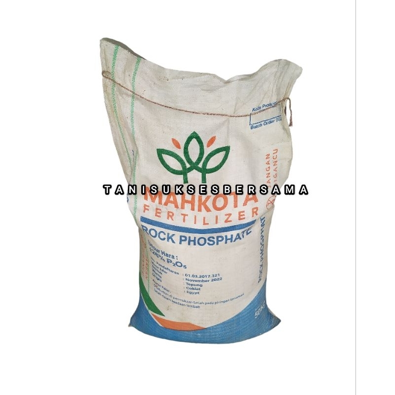 Pupuk Mahkota RP Rock Phospat 1 kg