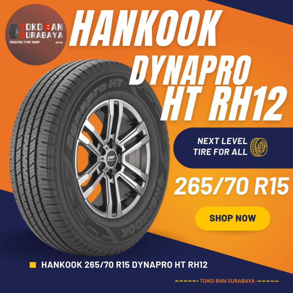 Ban HANKOOK 265/70 R15 265/70R15 265/70/15 26570 R15 26570R15 R15 R 15 DYNAPRO HT RH12