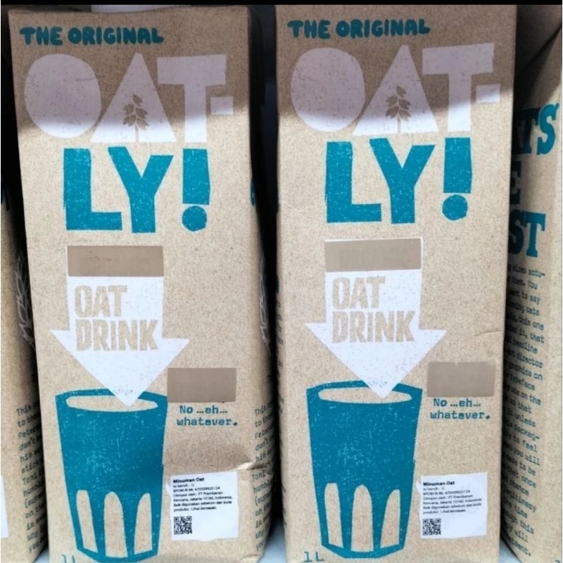 

OATLY OAT DRINK ORGANIC 1L