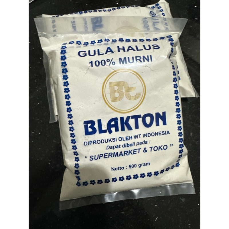 Blakton gula halus 500gr (100% gula pasir premium)