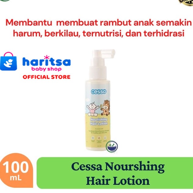 Cessa Nourishing Hair Lotion Spray Losion Rambut Bayi Ekstra Aloe Vera