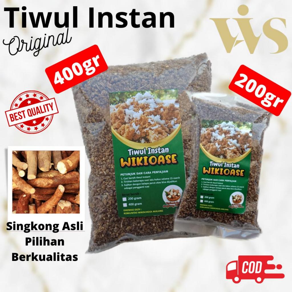 

USAWIS Makanan Tradisional Singkong Pilihan Tiwul Original Pengganti Nasi Rendah Gula Alami