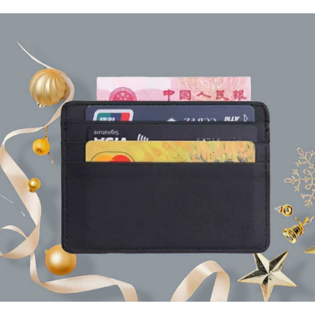 

Card Holder Kartu Bahan Kulit ID Card Holder Slim Design - 1111