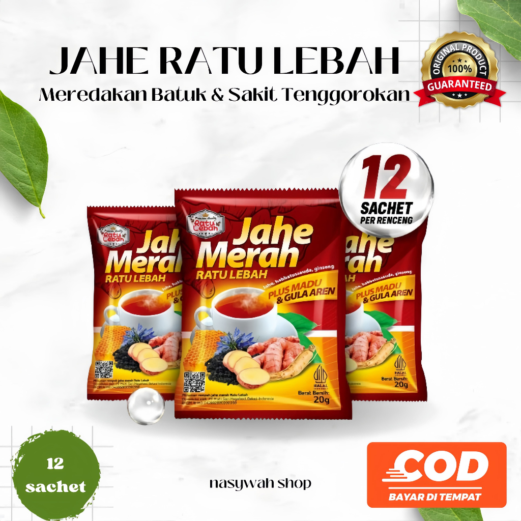 

madu merah ratu lebah meredakan batuk dan sakit tenggorakan