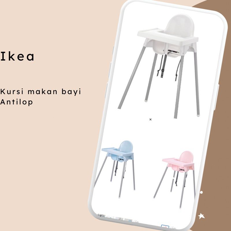 Kursi Makan bayi meja makan bayi baby chair Antilop