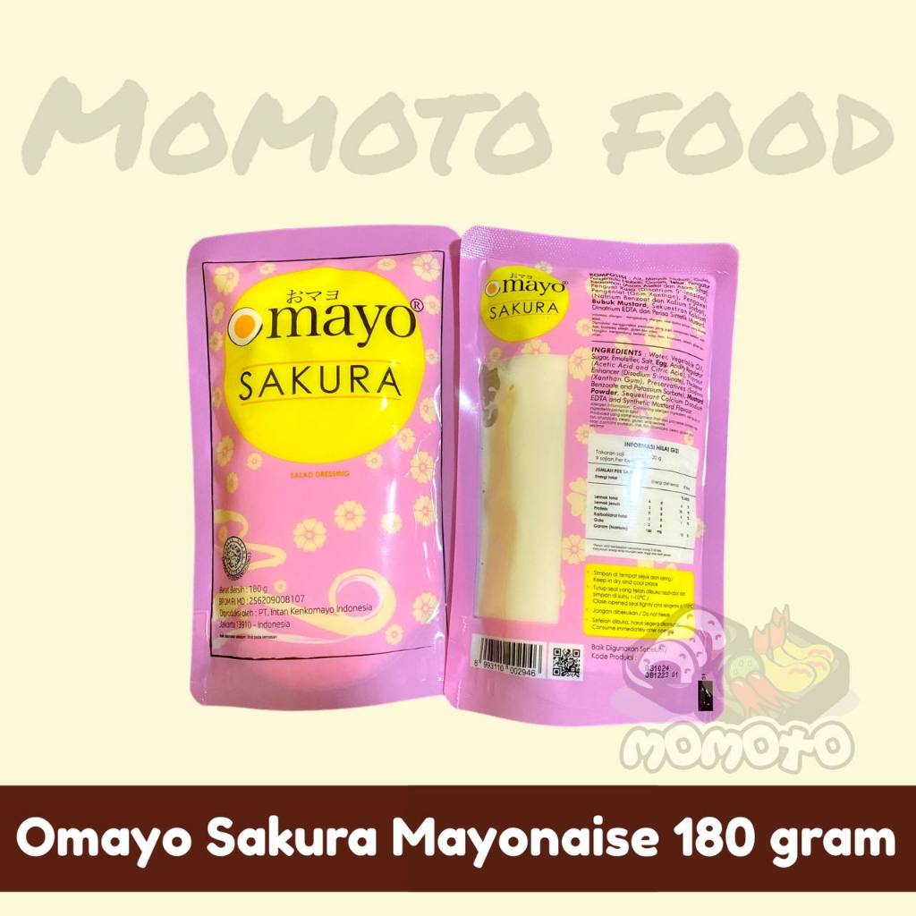 

Omayo Sakura Mayonaise Salad Dressing Mayo 180 gram