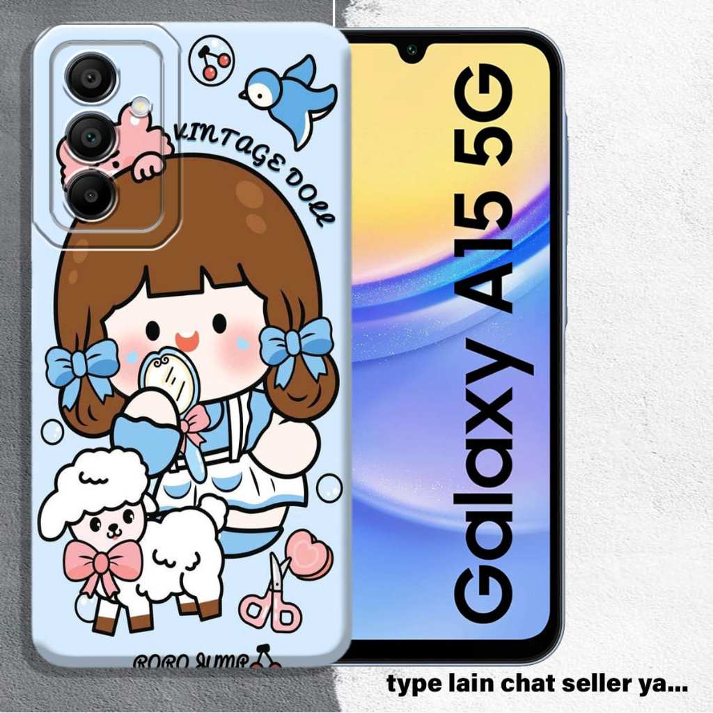 CC572 Casing (alltype) untuk - Samsung Galaxy A15 - Casing Ponsel Penutup Pelindung Silikon #caricas