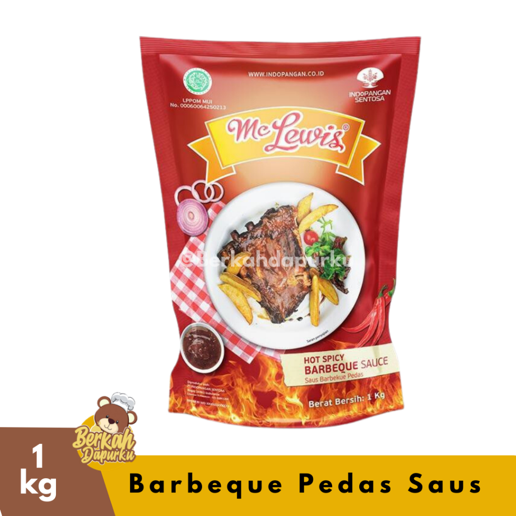

Mc Lewis Hot Spacy Barbeque Saus Pedas 1Kg