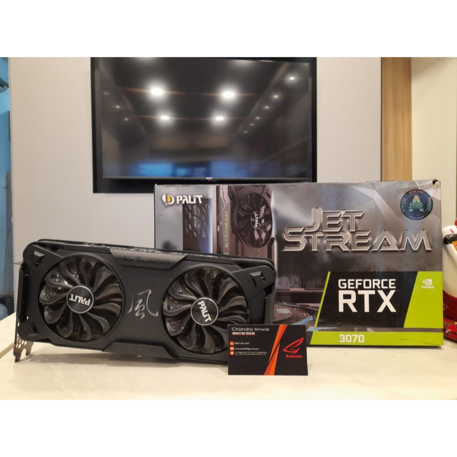 VGA NVIDIA  Palit RTX 3070 JetStream 8GB - Geforce RTX 3070 8GB Jet Stream 2ND