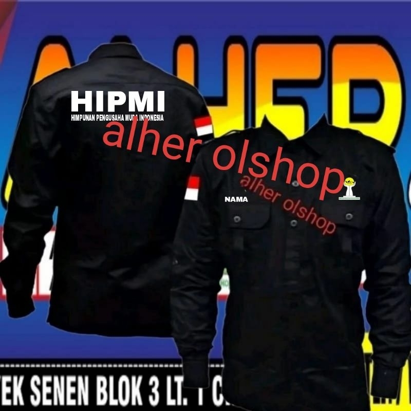 panjang kemeja HIPMI baju HIPMI seragam HIPMI Pdh hipmi kemeja kerja HIPMI baju kerja HIPMI seragam 