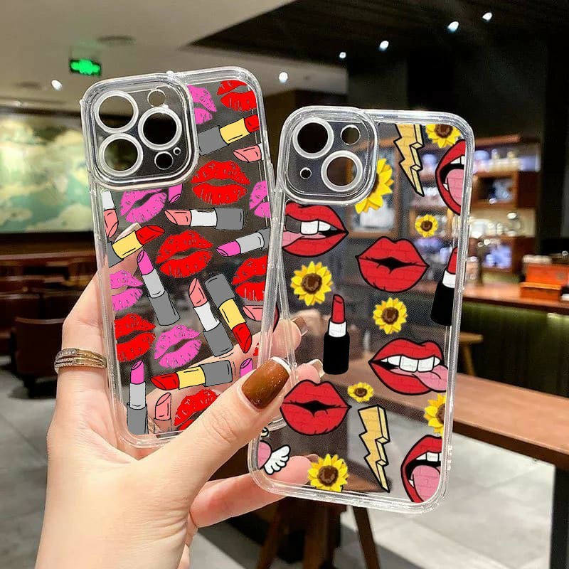 Softcase bening lucu for all type iphone ifnix samsung vivo realme vivo oppo (B01)