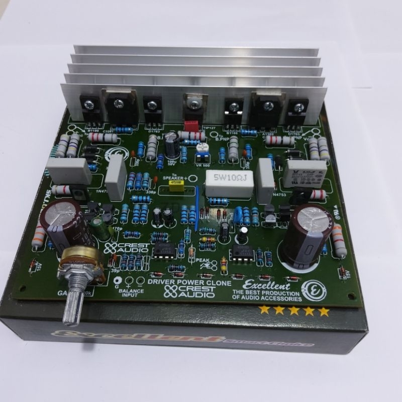 DRIVER POWER CREST AUDIO BUILT UP CLASS AB BALAP