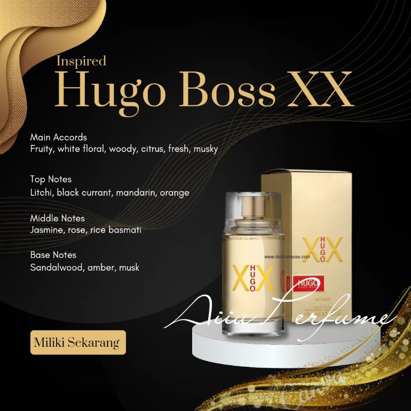 parfum hugo boss xx - parfum refill - parfum bibit ori