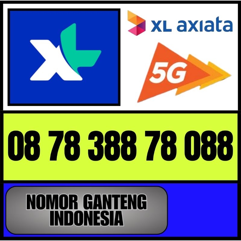 Nomor cantik xl axiata 08 78 388 78 088