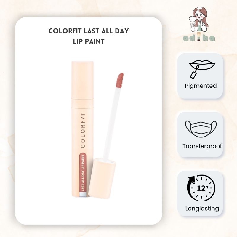 Wardah Colorfit Last All Day Lip Paint