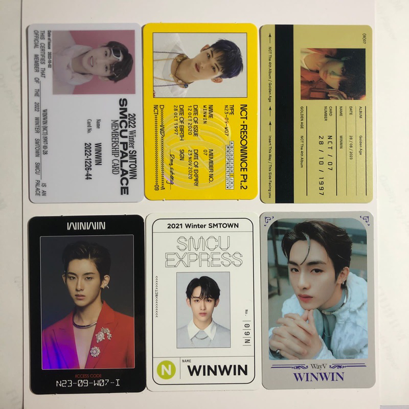 photocard pc winwin id card ac card tc smcu golden age resonance phantom smcu palace
