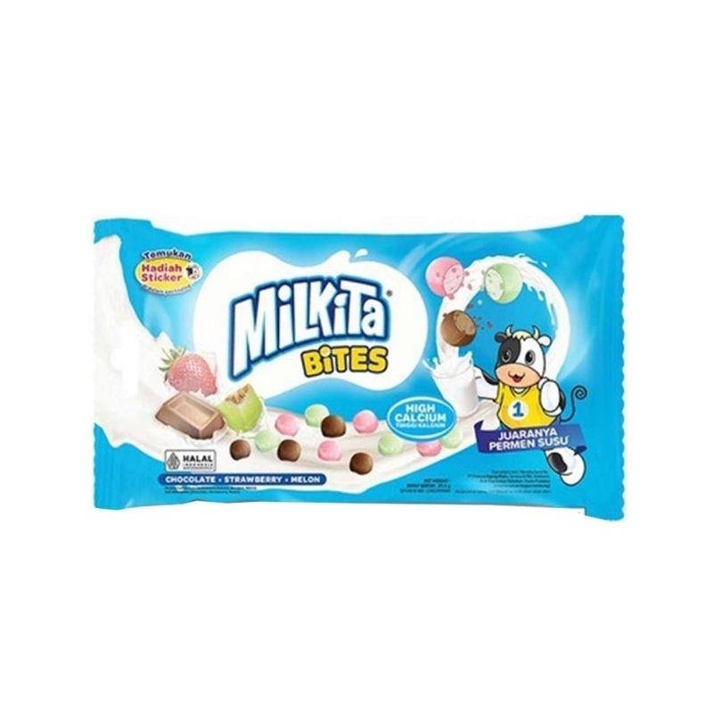 

Permen Milkita Bites Permen Susu 25 g