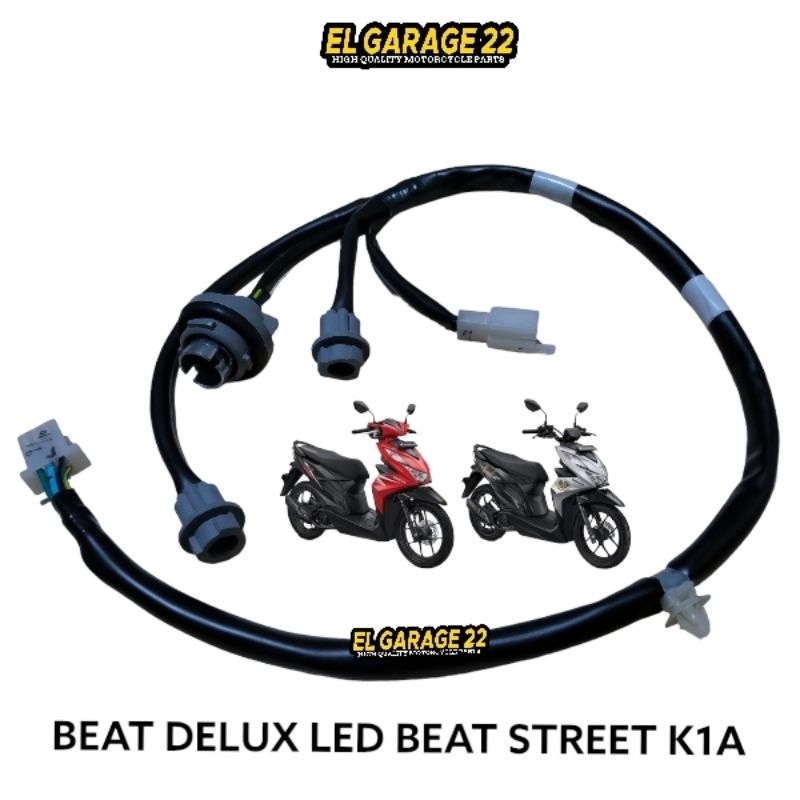 Piting lampu belakang beat delux /BeaT Street /beat new led K1A 2020 /Kabel soket lampu rem belakang