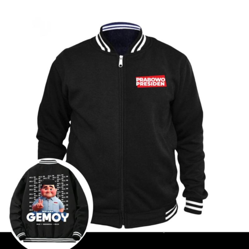 JAKET BASEBALL / FREE STICKER GEMOY / JAKET VARSITY PRABOWO GEMOY / JAKET BASEBALL PRABOWO GEMOY / J
