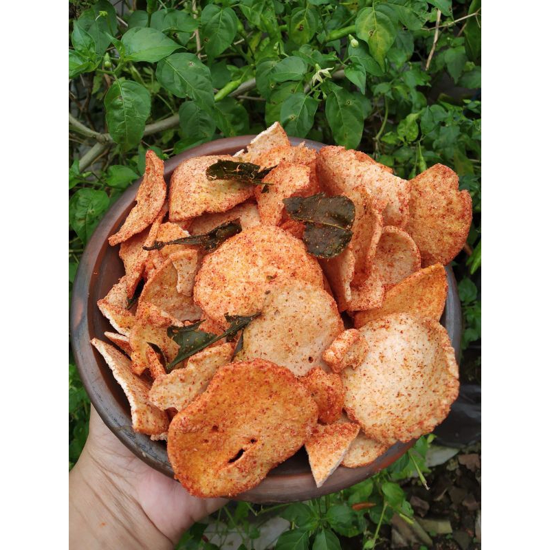 

Basreng pipih pedas balado LM 500gram