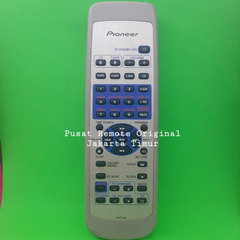 REMOTE REMOT DVD HOME THEATER PIONEER AXD7281 ORIGINAL