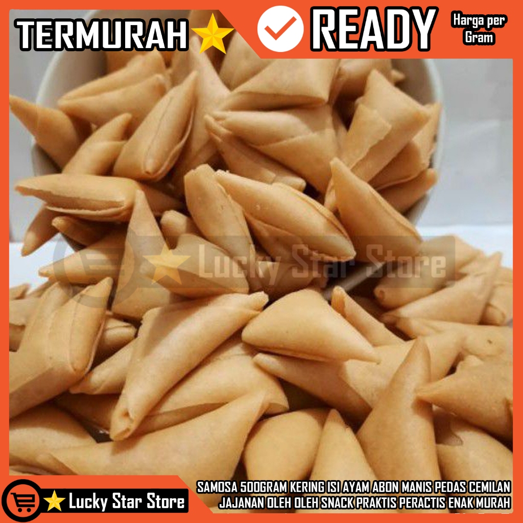 

Samosa Kering Isi Abon Ayam 500gram Kue Segitiga Samo Sa Camilan Keluarga Halal Masakan Makanan Ringan Keripik Renyah Cemilan Hari Raya Murah Idul Fitri Lumer Manis Gurih Snack Ciki Asin Jajajan Pilus Vilus Snacky Tanpa Pengawet RDS4