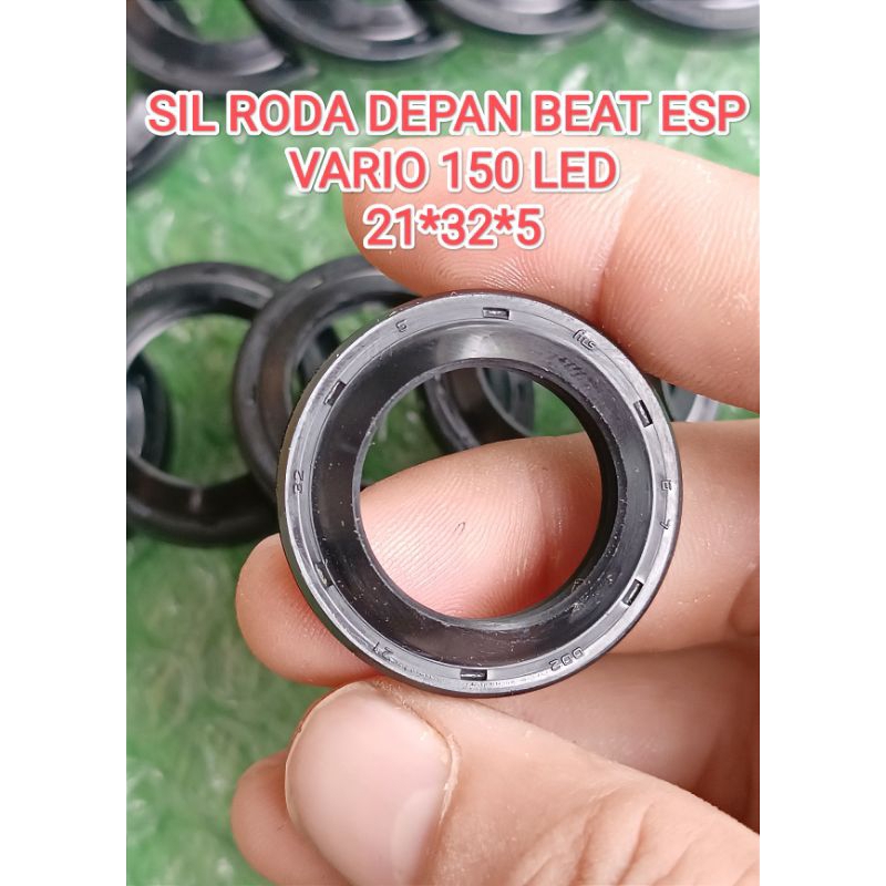 SIL SEAL TUTUP Klaker RODA DEPAN BEAT ESP VARIO 125 VARIO 150 ORIGINAL LOSPACK 21*32*5