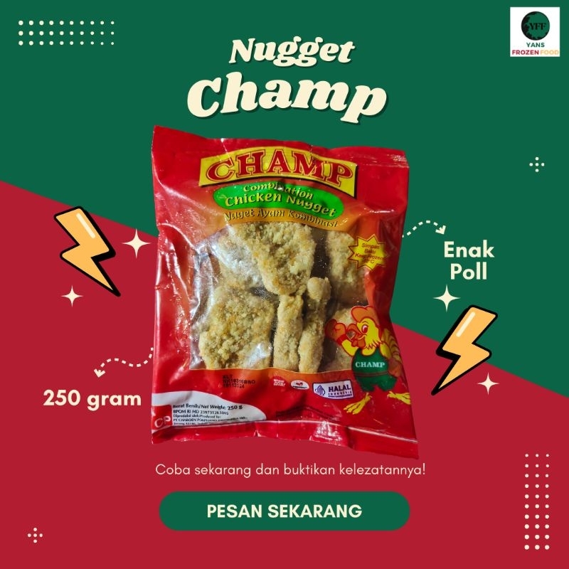 

Champ Chicken Nugget 250 gram