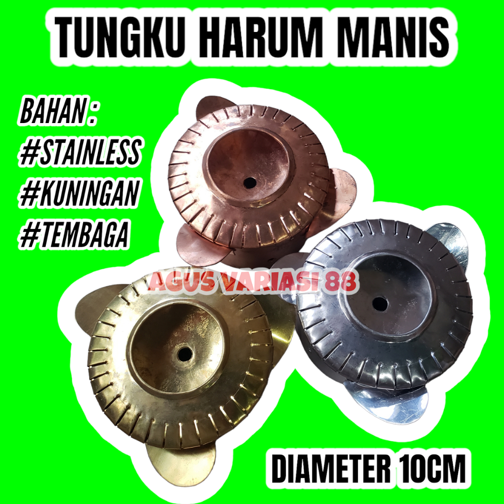 Tungku Arumanis stainless Kuningan Tembaga / Kepala Arumanis Kuningan / Tungku Cotton Candy / Tungku