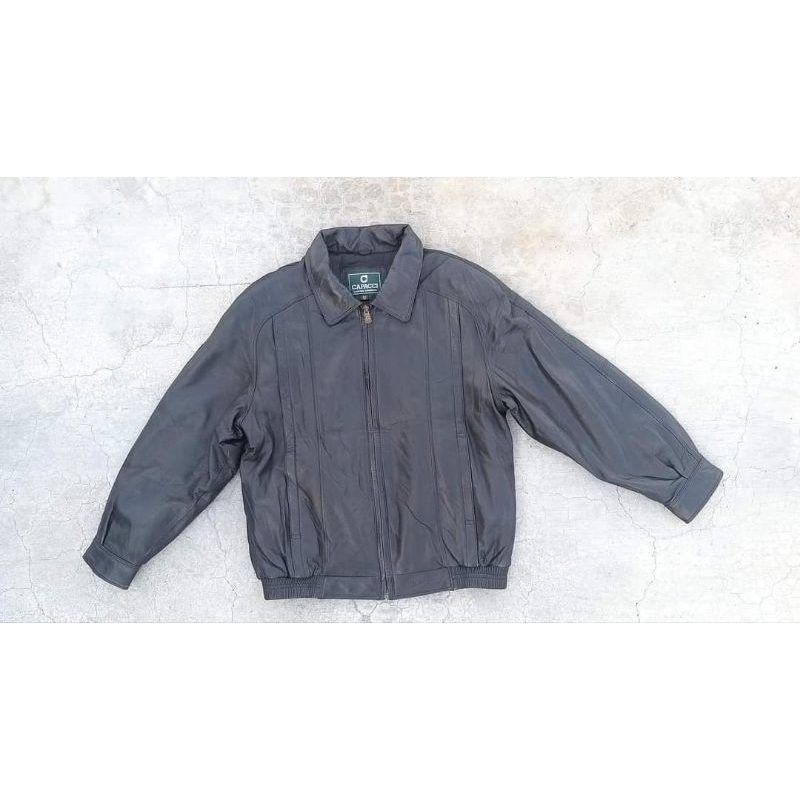 Jaket kulit domba eksklusif brand capacci