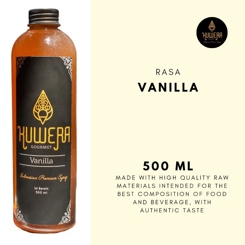 

Sirup Vanilla - Kuwera syrup 500 ml