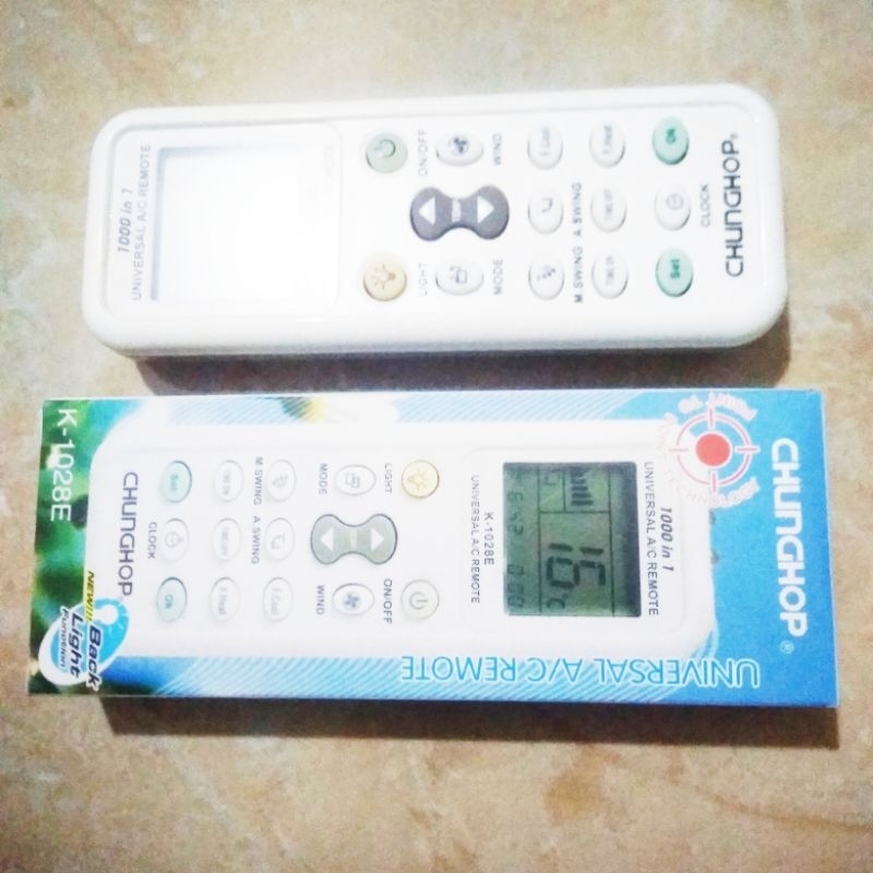 REMOT AC MERK CHUNGHOP