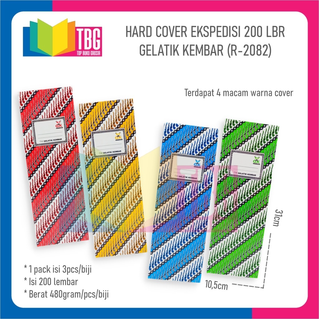

1 PCS HARD COVER EKSPEDISI 200LBR GELATIK KEMBAR / BUKU PANJANG / BUKU PEMBUKUAN (R-2082)