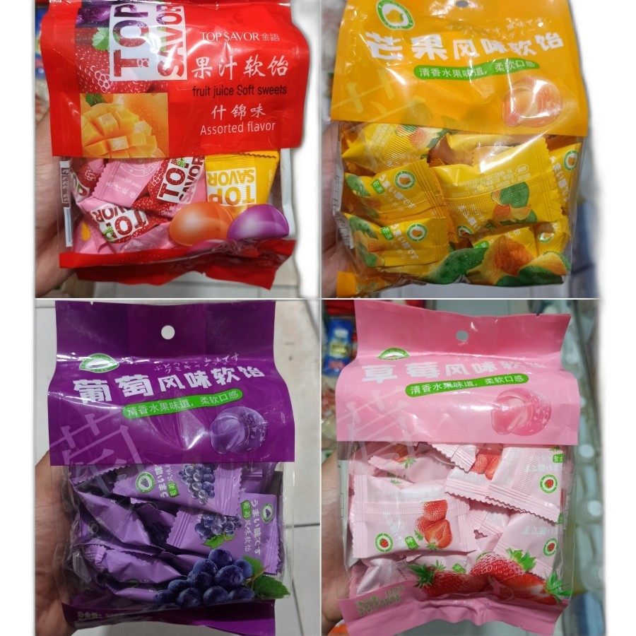 

Top Savor Permen Jelly Jeli Lunak Aneka Rasa Buah Pack 40s