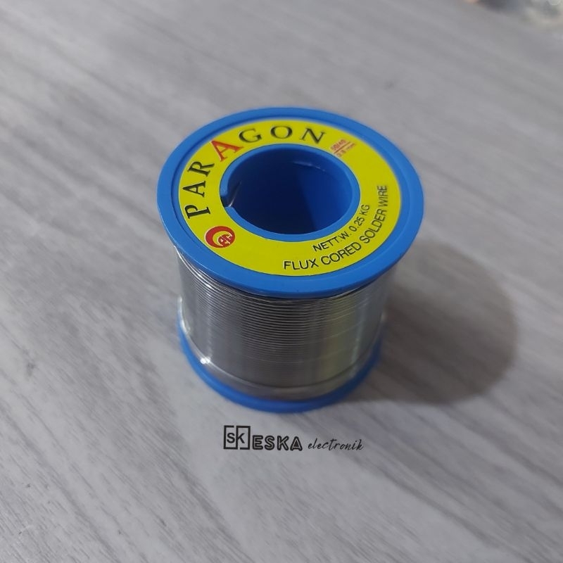 Kawat Tenol Timah Solder Paragon 1 Roll 0.25 Kg Timah Solder